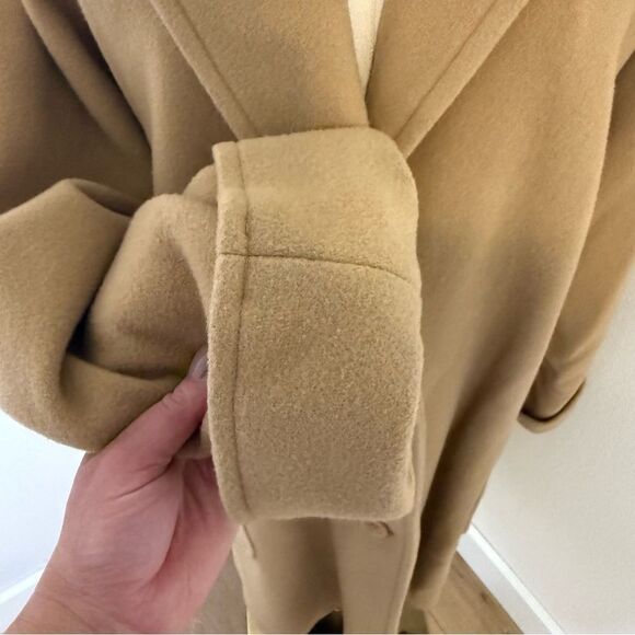 [Sandro] Vintage Camel Trench Coat - Size 16 - Picture 2 of 10